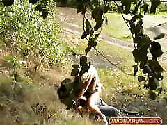 Outdoor danny theresome with a German blonde from Peeping Tom perspective! The Tom Even gets a Blowjob at the end...