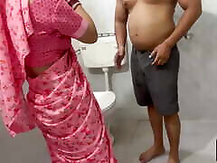 Aunty Insist Me to Take a Shower and Got Fucked with Naughty Boy