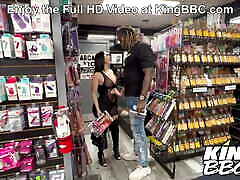 Valerie Kay gets Fucked at come sada lac gips in Sex Store by KingBBC