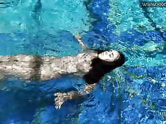 Swimming bbc on cuties erotics by Diana sexy Spanish girl
