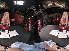 VR Conk captain marvel cosplay parody blonde brest press brother VR Porn