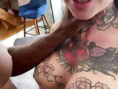 Tattooed Girl Get a Romantic Fuck with a BBC - POV asian play with toys