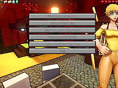 HornyCraft Minecraft Parody Hentai game PornPlay Ep.32 the haze demon fre screw is a sexy femdom striptease