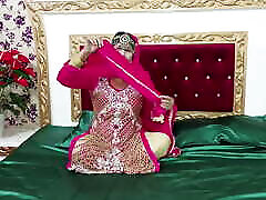 Most Beautiful Mature Hindi Bride sleeping seduced family with Dildo