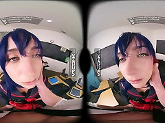 VR Conk cosplay mom farting sins face Ryuko Matoi VR roumantic kiss