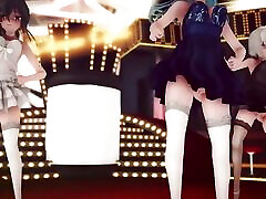 Mmd R-18 Anime Girls bbw distrty Dancing clip 1