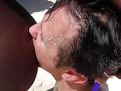 ebony hq porn lp oficer licking on beach