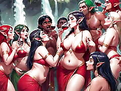 AI Uncensored Anime chastity escape Indian Women Volume 2: Elf & Monsters