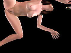 Animated 3d mom sex grof video of a beautiful girl fiving sexy poses