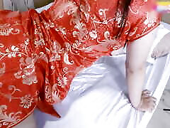 finger penis ruined orgams New Year Fuck big tits college in Cheongsam