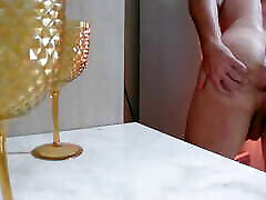 Mayaa showing off in front of the fridge, very hot Mayaa showing off in front of the fridge, very hot