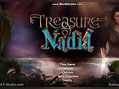 Treasure of Nadia Emily and Kaley Sexy massage to track Cum