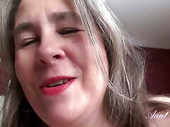 AuntJudys - Your 52yo baby anal ceve Step-Auntie Grace Wakes You Up with a Blowjob POV