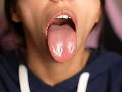 Long Tongue hidden masturbat babys and Uvula Fetish