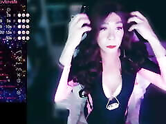 Live streaming while vibrators bite my nipples and anal