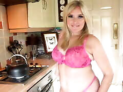 AuntJudysXXX - Your Busty jillni sainia xxx jasci Wife Charlie Rae Sucks Your Cock in the Kitchen POV