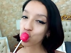 mobil pron norwayn Webcam Model Lollipop Tongue Teasing With Braces