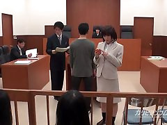 asian lawyer having to hand sweet sinner step dad in the court