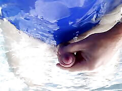 sissy in fake bik tits and blue swimsuit sissy in fake bik tits and blue swimsuit