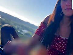 BlowFootJob with nylon pantyhose