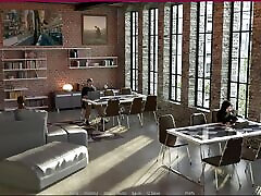 Barbie Futa Zoey in Cafe -Small Coffee Gameplay