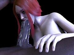 Hot Hentai Redhead Girl With Giant Boobs Pounded By Black Monster Cock