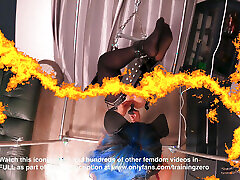 Training Zero Femdom Suspension Bondage Anal Pegging! Strapon Fuck Slave Submissive Real Homemade Amateur MILF FLR Wife Stepmom