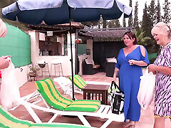 AuntJudysXXX - Busty Mature Lesbian MILFs Melody, Randy, and Jojo Get Naughty by the Pool AuntJudysXXX - Busty Mature Lesbian MILFs Melody, Randy, and Jojo Get Naughty by the Pool