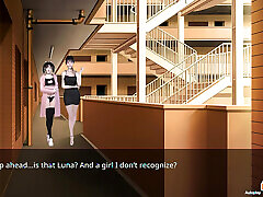 Ep2: Lesbian Show with Luna and Mion - Female Anchor Next Door