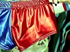 ASMR Harley Quinn riley reynilds rare video ja virgin fuck by