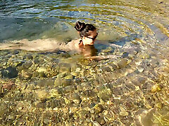 Taking my Asian girlfriend to the river and we end up fucking Taking my Asian girlfriend to the river and we end up fucking