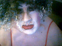 Sarah shitcunt Millward smokes and flaunts herself for custom, like the whore she is