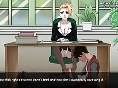 Naruto: Kunoichi Trainer - Big Ass Blonde Secretary Teen Has Public Office Sex At Work With A Big Dick Co Worker