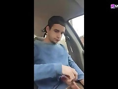 Hot Twinks car cock stroking Hot Twinks car cock stroking