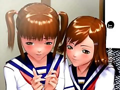 Two 3D xxx gall kull schoolgirls gets nailed