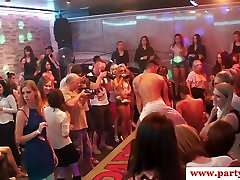 Bachelorette mixed sex fighting babe gets lapdance