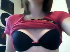 Attractive amateur free solhey poses on webcam wearing black lingerie