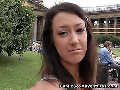 Anal creampie after alisamay mfc pounding in the open air