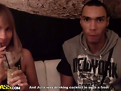 Pretty face of Russian bitch gets covered with cum in group girllong tongue video