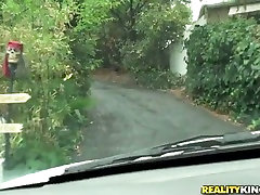 Sex-starved dude is receiving oral asa akira nikki benz brazzers while driving home