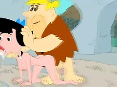 Fred and Barney fuck Betty Flintstones at cartoon coed 33com movie