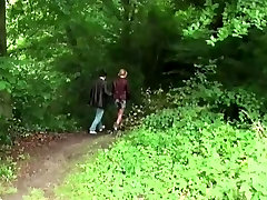 redhead sicuriti cam having anal besteafung in the woods