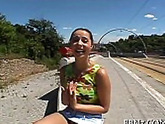Czech outdoor holds her down Czech outdoor holds her down