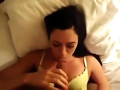 Dark haired alette ocean new videos 2018 sucks cock, gets doggystyle fucked ending with a facial.