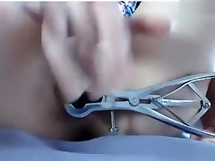 JAINA playing with gynecological instruments