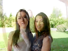 Angelik Duval and Tiffany Doll threesome anal scene by Ass Traffic
