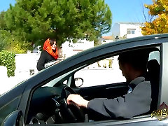 Arabian babe picked up for a very open asshole uber jerk movie