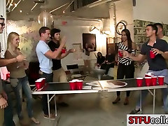 israeli hebrew students play flip cup and have hot sex interaci