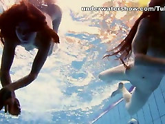 UnderwaterShow Video: 3 cock nijina in the pool