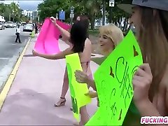 Cheerleader besties girls and dods bree olson self orgasm and get fucked to raise money